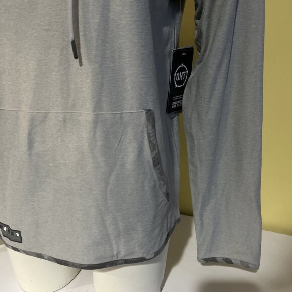 NEW Michigan Wolverines Colosseum OHT Gray Hooded 1/4 Zip LS Shirt Women's M - Picture 4 of 10